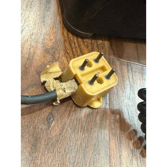 VTG Bell System Western Electric Black Rotary Dial Telephone 60s Phone UNTESTED - Picture 3 of 13